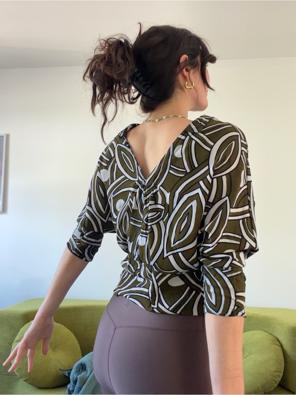 Marni Printed Top, beautiful back cutout